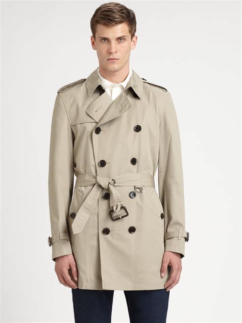 burberry rain jacket men's|burberry double breasted raincoat men's.